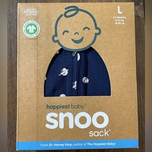 Happiest Baby Snoo Sack - Navy with White Dots